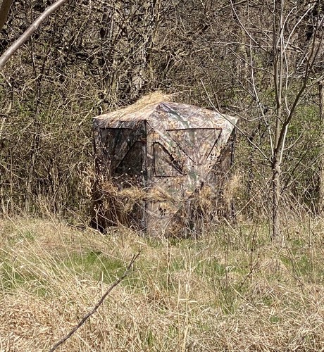 Pop Up Deer Hunting Ground Blind Real Tree Portable Turkey Blind - Picture 7 of 10