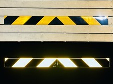 Schoolbus Yellow & Black Reflective Chevron Panel Oralite V98 Orafol Decal Tape 