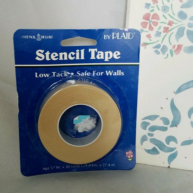 PreCut WALL STENCIL WILDFLOWER RIBBONED GRACE 3 18" STENCILS Tape