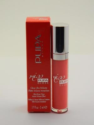 Miss PUPA Lip Gloss Ultra Shine Instant Volume Effect 203 Coral Emotion - 5ml