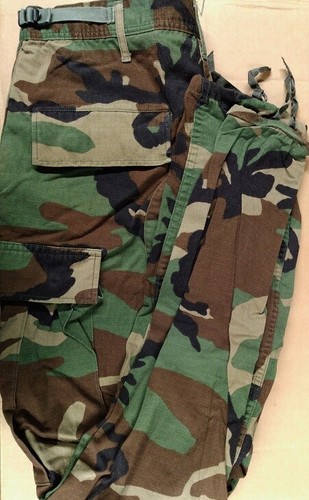 Woodland Camo BDU Pants, Military 