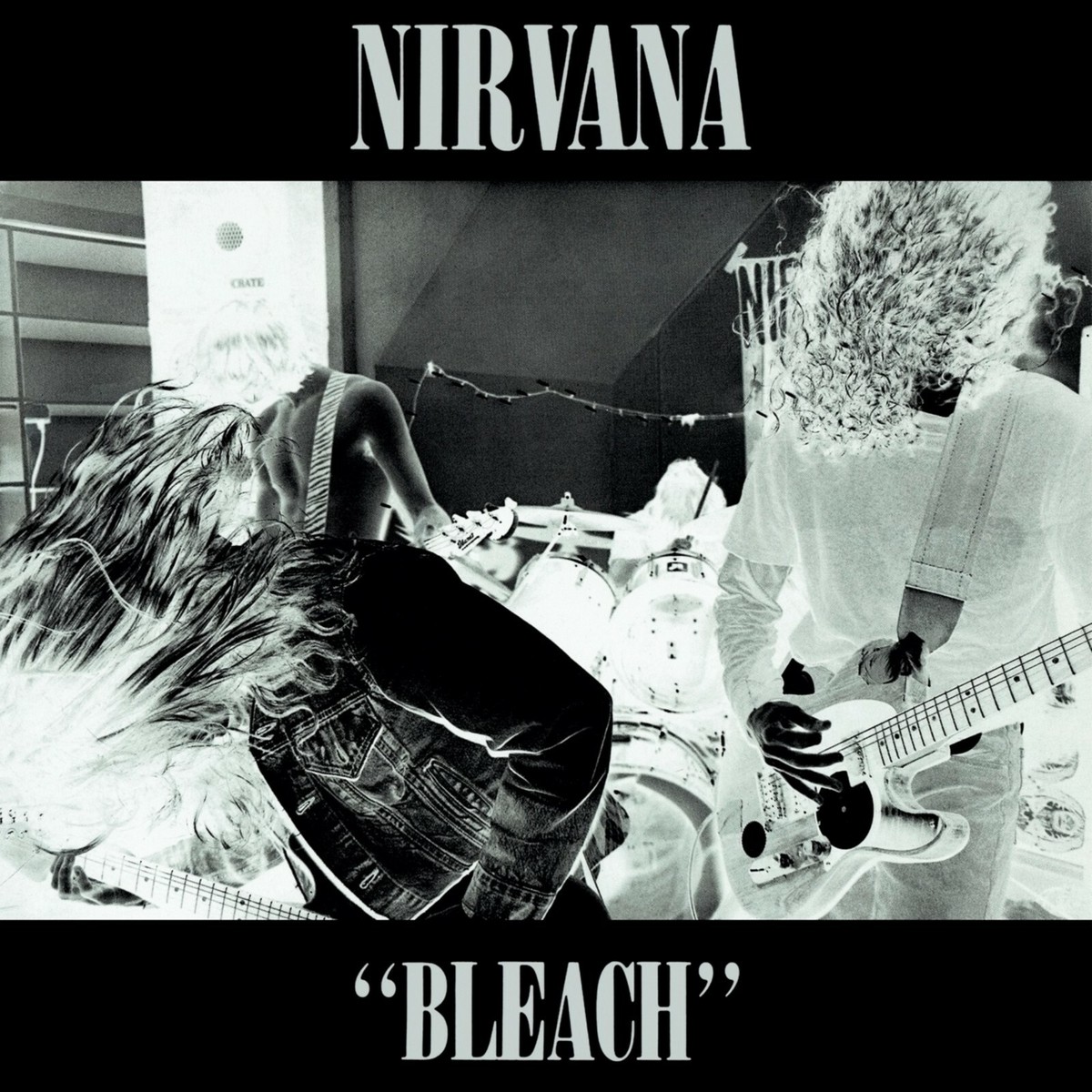 NIRVANA Bleach BANNER HUGE 4X4 Ft Fabric Poster Tapestry Flag