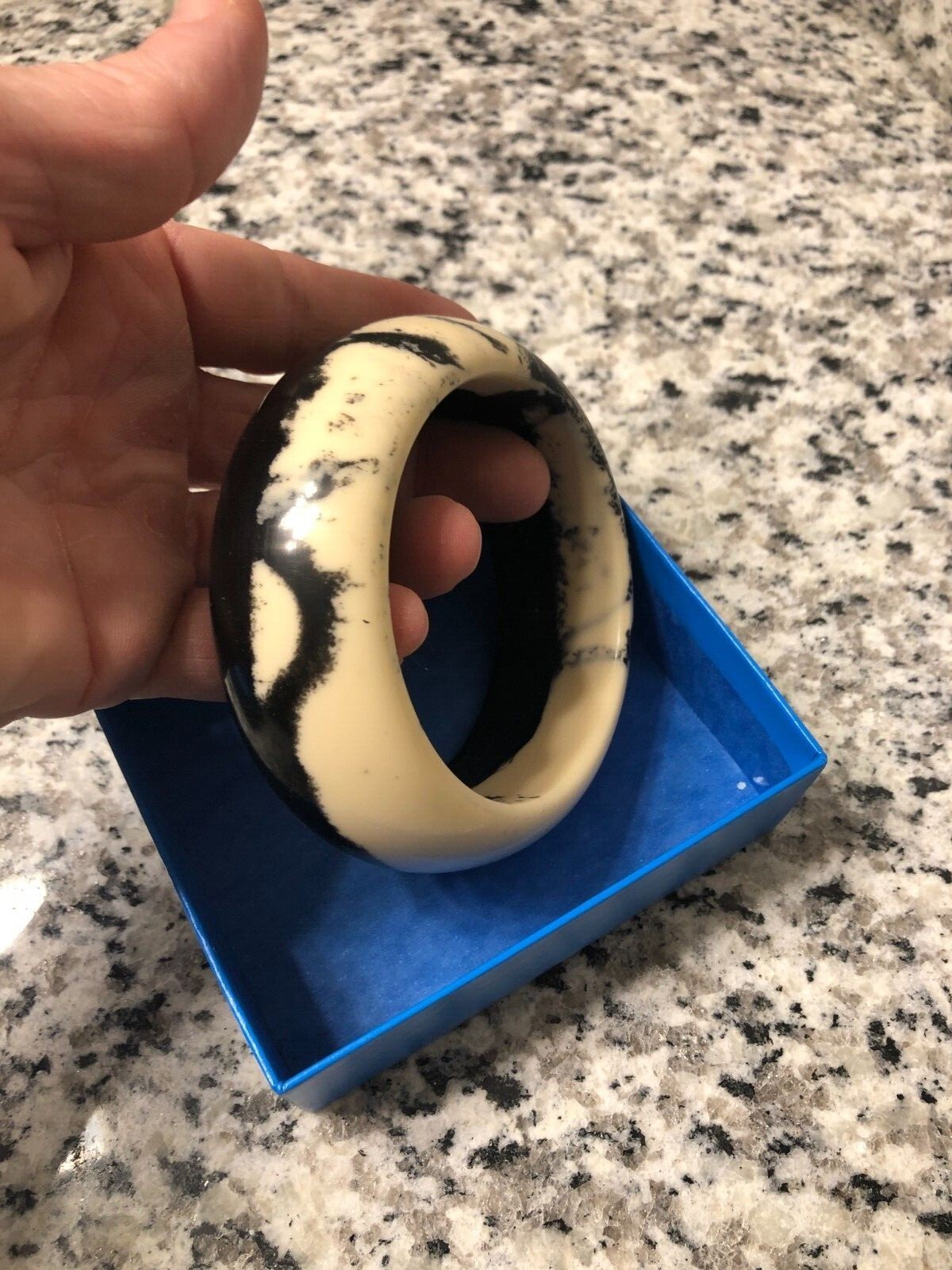 Vintage Art Deco Solid Bracelet - image 1