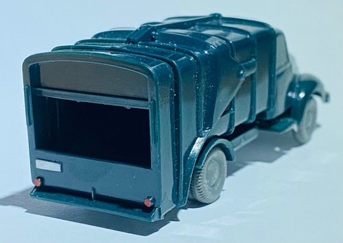 WIKING NON GLAZED DUST CART - UNVERGLAST MÜLLWAGEN - MAGIRUS S 3500 - HO 1/87 - Picture 10 of 10