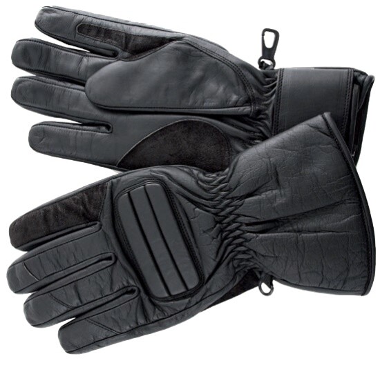 Gants en cuir Roleff RO500 noir XL dotés d'une paume renforcée antidérapante