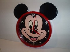 Disney Mickey Mouse Quartz Analog 8" Wall Clock By Lorus