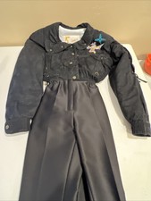 Vintage Skea Paris/vail Native Indian Embroidered Ski Suit One Piece Size 8