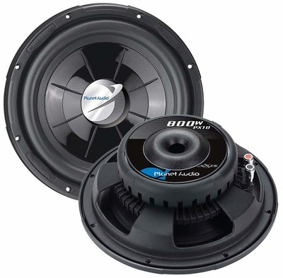 Planet Audio PX10 10'' Shallow Mount Woofer 800W Max