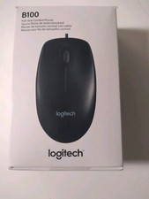 Logitech B100 Full Size Corded Mouse New Open Box