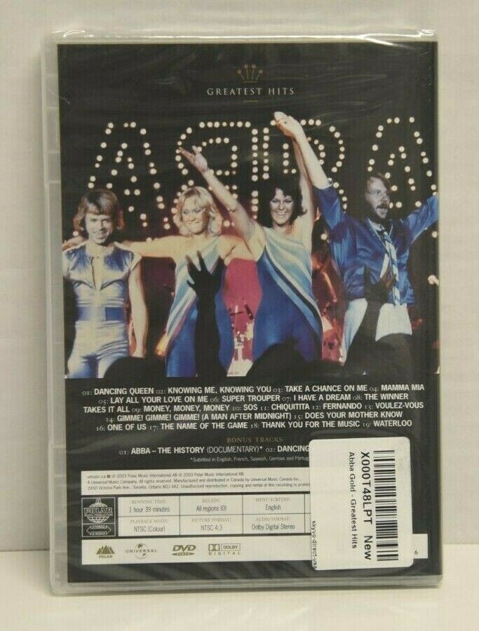 ABBA DVD　GOLD　GREATEST HITS アバ ABBA DVD GOLD GREATEST HITS アバ Amazon.com: Abba Gold