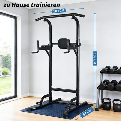 Power Tower Dip Station Klimmzugstange freistehend Kraftturm EXYTBK20 TREX SPORT