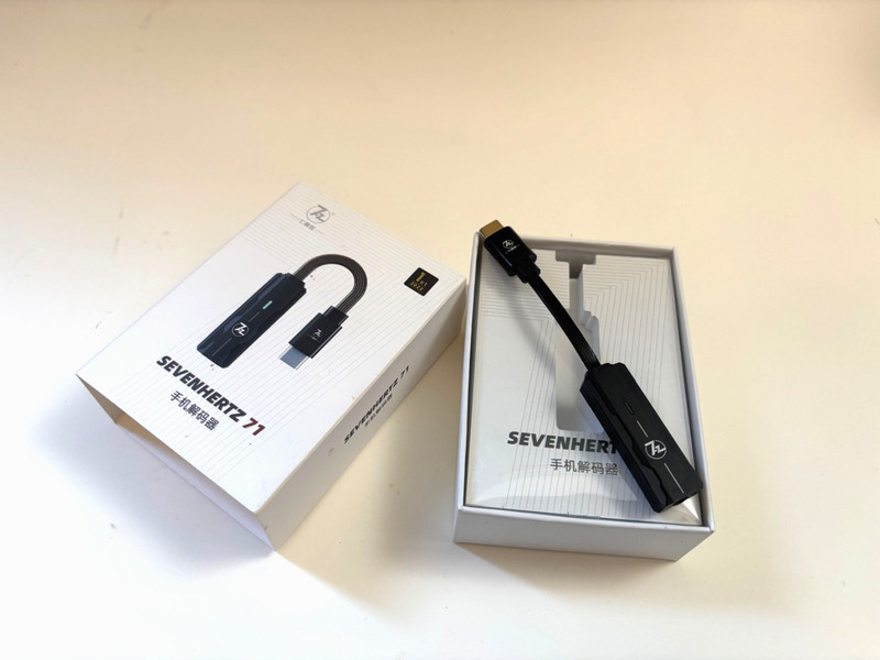 7HZ Sevenhertz 71 USB DAC AMP USB-C To 3.5mm Audio Headphone Amplifier