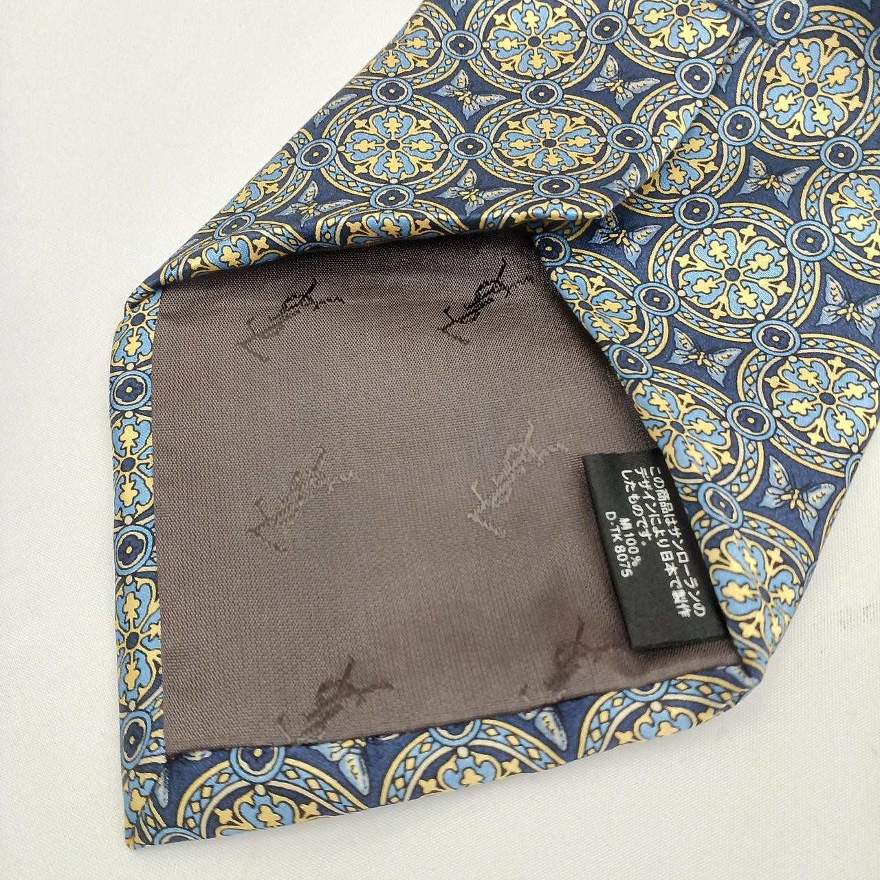 USED Tie YVES SAINT LAURENT - Tie Japan thumbnail 3