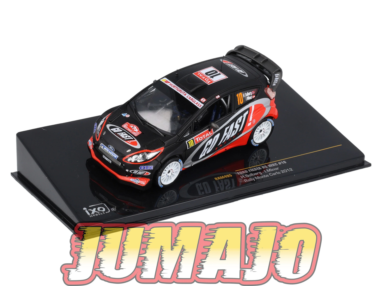 Miniature FORD Fiesta RS WRC IXO 1/43 : réplique de collection haute précision rallye