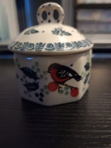 Cerawika Artystyczna Bolestawiec Polish Pattery Trinket Bowl