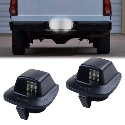 White Bright LED License Plate Light SMD KIT SET For 1997-11 Dodge Dakota Pickup