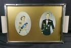 Old Coronation 1953 Tin Tray Queen Elizabeth II King Philip English Service Vtg