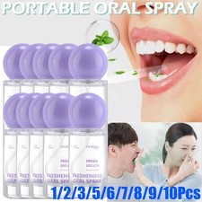 1-10 Breath Freshener Spray Bad Odor Halitosis Remove Treatment Clean Mouth 20ML