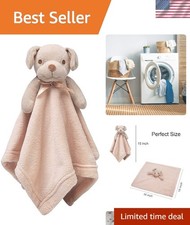 Soft Puppy Lovey 16-Inch Dog Security Blanket - Perfect for Infants Toddlers