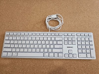 Cherry KC 6000 Slim Office Wired Keyboard For Mac White [JK-1610US-1/01]