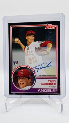 2018 Topps - Troy Scribner 1983 Topps Design Autographs Black /99 RC AU #83A-TS