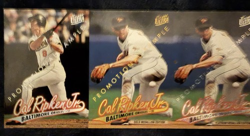 1997 Fleer Ultra Promotional Sample Panel Cal Ripken Jr. - Picture 1 of 5