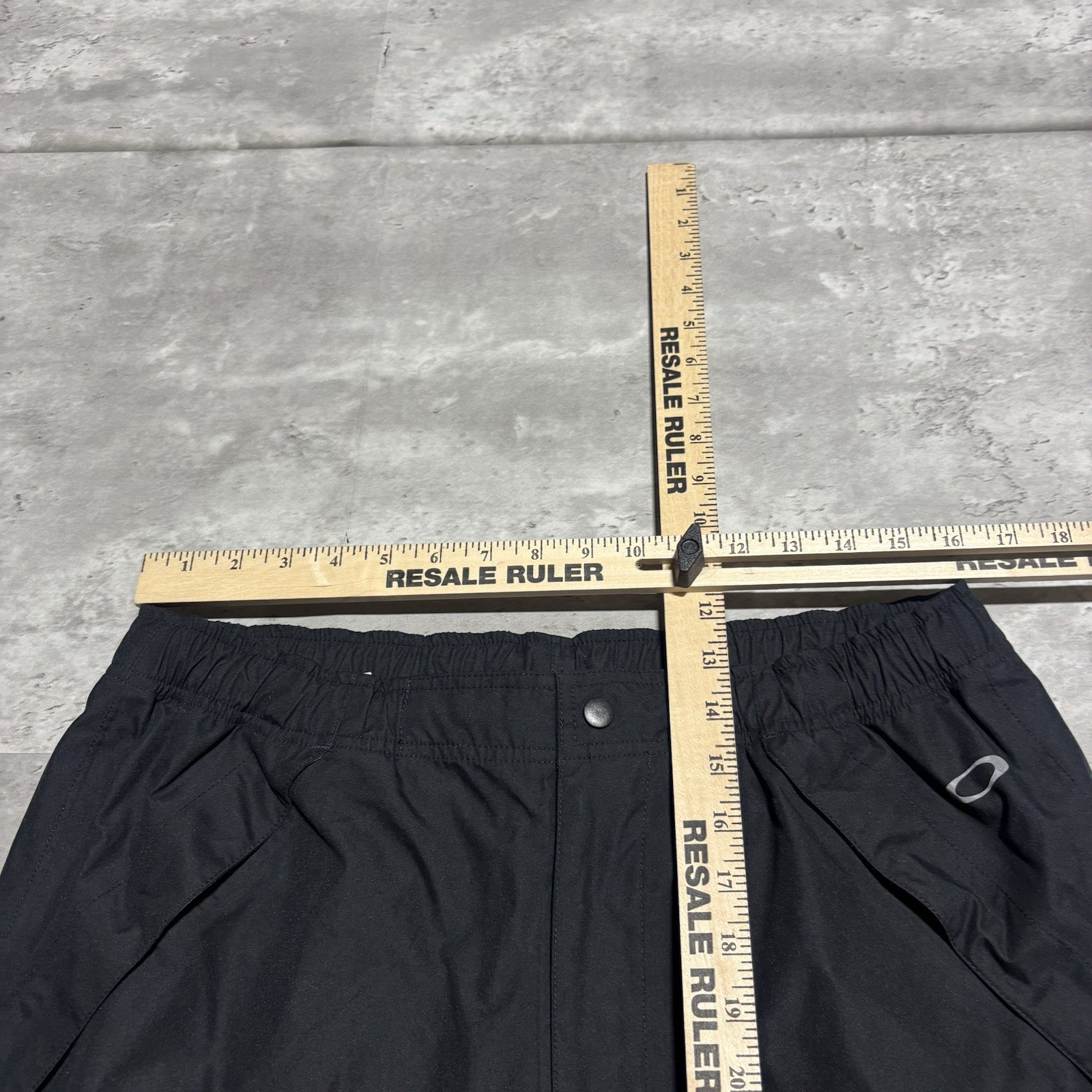 Oakley Over Pants Men's Large Black Polyester Windbreaker Rain 32x31 Y2K