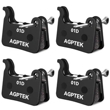AGPTEK Bike Brake Pads, High-Performance Bicycle Brake Pad, 4 Pairs Semi-Metalli