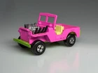 Vintage Matchbox Superfast MB2b Jeep Hot Rod Pink, Lime Green Base