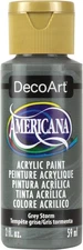 DecoArt Americana Acrylic Paint 2oz-Grey Storm