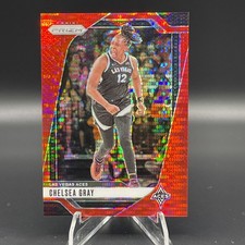 2024 Panini Prizm WNBA Chelsea Gray Red Pulsar Prizm /299 #84 Las Vegas Aces