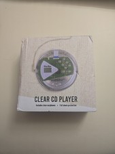 Cleartech Clear Cd Compact Disc Portable CD Player with Headphones New Sealed