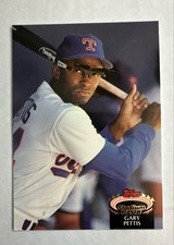 1992 Topps Stadium Club - Gary Pettis #548 Texas Rangers