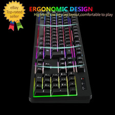 Wireless RGB Gaming Keyboard and Mouse - Rechargeable RGB Backlit