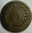 1860 Round Bust - Indian Head Cent - Exact Coin Imaged #IND492