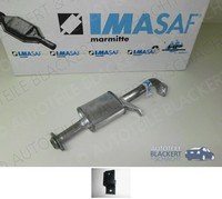 Imasaf Auspuff Mitteltopf für Mitsubishi Pajero I+Canvas Top 3TüR. 2.3 TD+2.5 TD