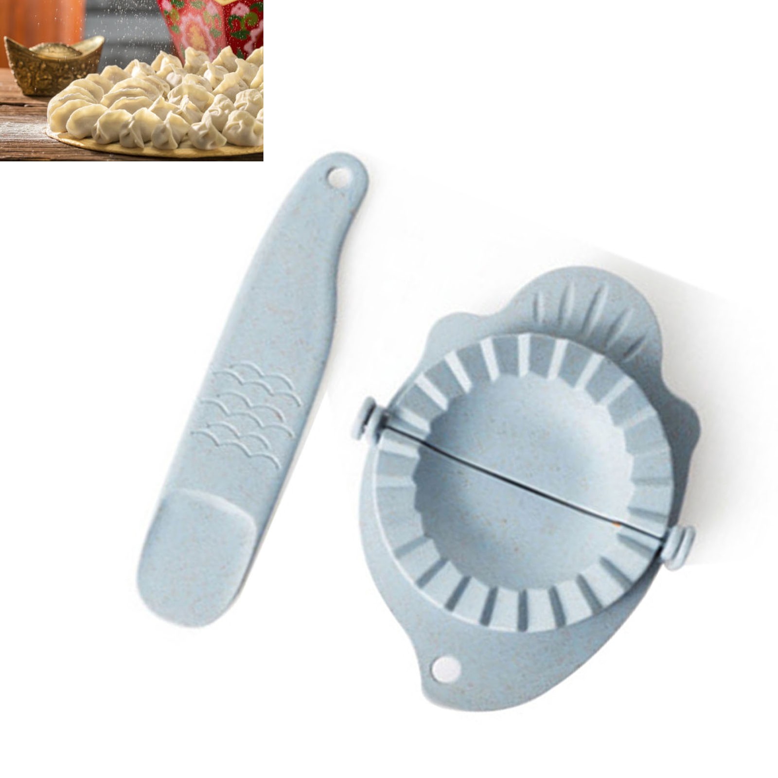 Dumpling Maker Set Hangable Kitchen Tool Spoon Combo Multipurpose Plastic PP For