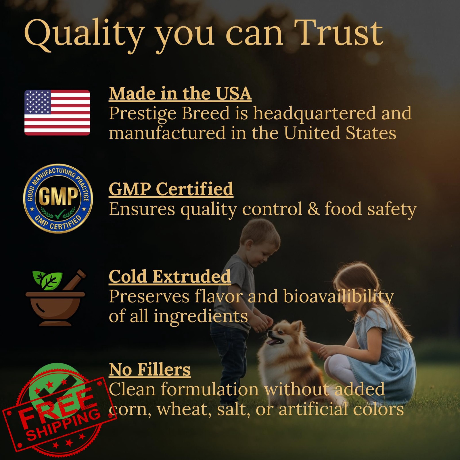 Prestige Breed Pomeranian Multivitamins 90 Count Bacon