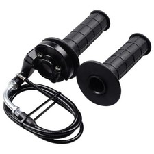 Twist Throttle Handle Grips,48" Bent Throttle Cable Replacement for 50 110 125