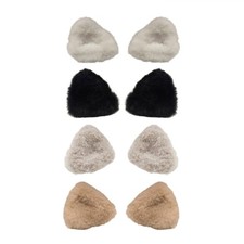 Soft Plush Cats Ear Hair Clips Eye Catching Hair Decoration For All Occasion