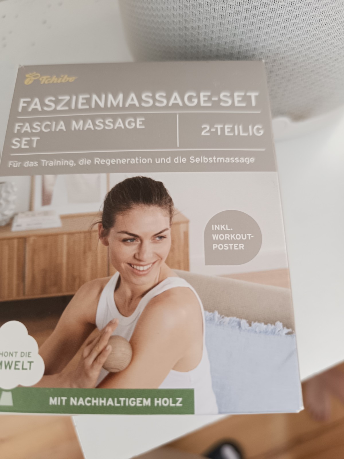 faszienrolle set Ball Und Ei Aus Nachhaltigem Holz