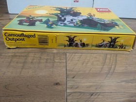 LEGO Vintage 1987 Forestmen Castle Camouflaged Outpost 6066 100% complete + box