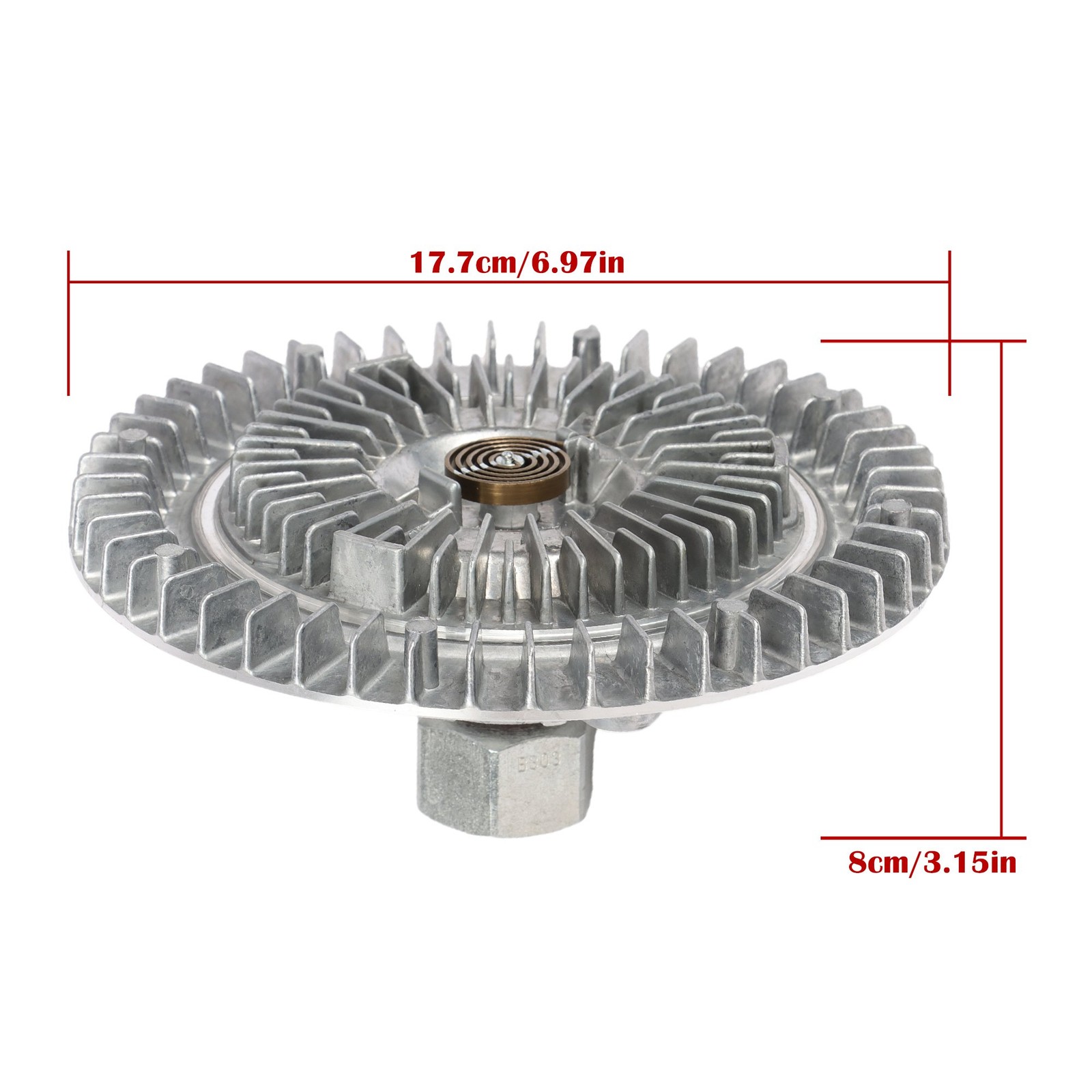 Fit For Jeep Wrangler 2007-2009 2010 V6 3.8L OHV Radiator Cooling Fan Clutch thumbnail 2