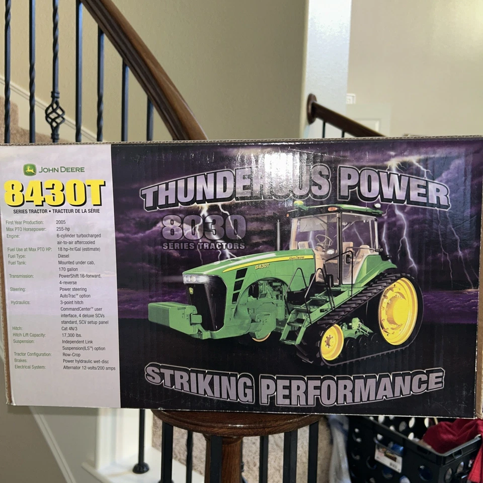 Ertl John Deere 8430T 1:16 Scale NIB 15130A Thunderous Power Collector Edition - Image 2 of 2