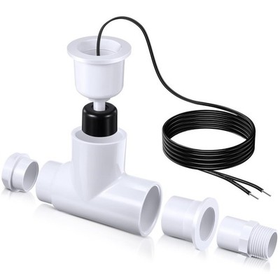 Float Switch for HVAC Systems Water Level Detection and Drain Line Monitoring