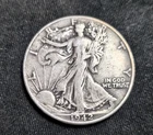 1942 Walking Liberty Half Dollar 90% Silver Classic US Coin Problem Free NR