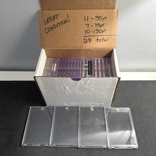 28 One Touch Magnetic Card Holder Lot 35pt 75pt & 130pt GREAT CONDITION!