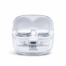 JBL Tune Buds Ghost Edition White Wireless Earbuds ANC Bluetooth Mic New