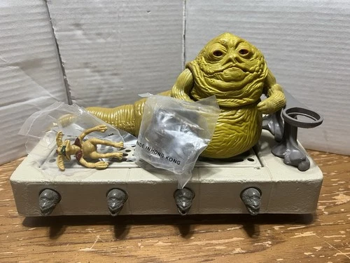 VINTAGE STAR WARS KENNER ROTJ 1983 JABBA THE HUTT PLAY-SET COMPLETE SEALED PIPE