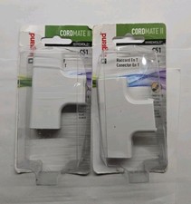 Legrand Wiremold CordMate II Cord Cover T-Fitting White C51 2 Pack 